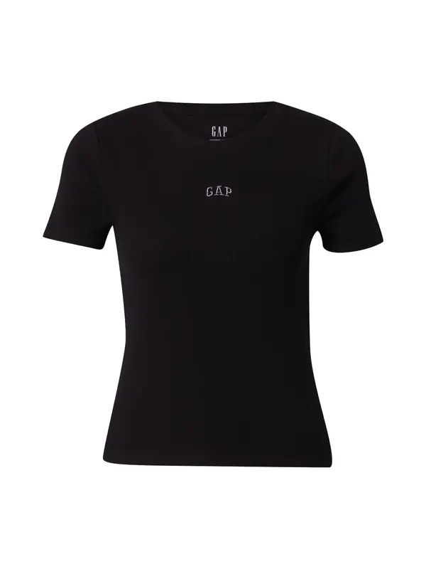 GAP GAP Majica  črna / srebrna