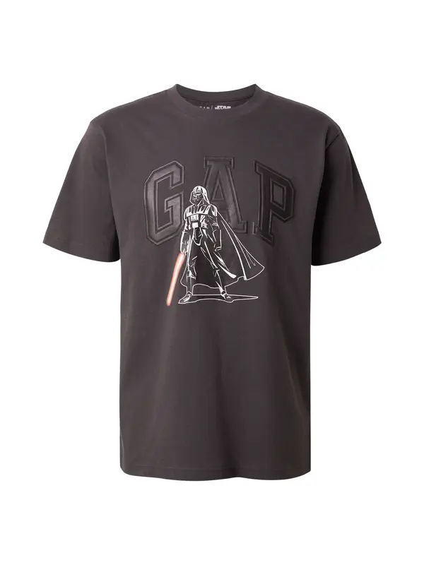 GAP GAP Majica 'DARTH VADER X GAP'  grafit / rdeča / črna / bela
