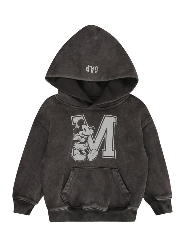 GAP GAP Majica 'DIS FAMILY'  svetlo siva / črna