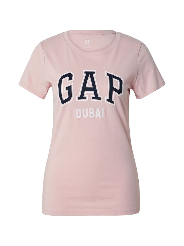 GAP GAP Majica 'DUBAI'  nočno modra / pastelno roza / bela