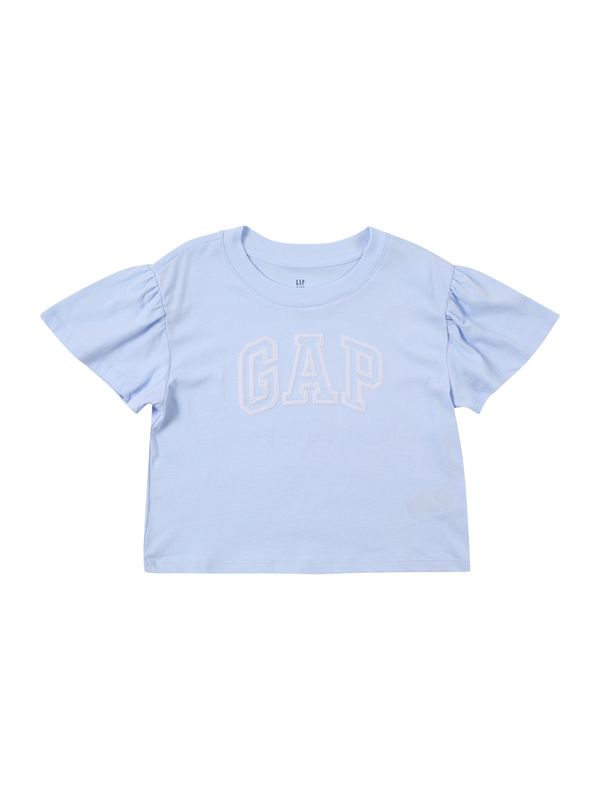 GAP GAP Majica 'ELEVATED'  golobje modra / bela