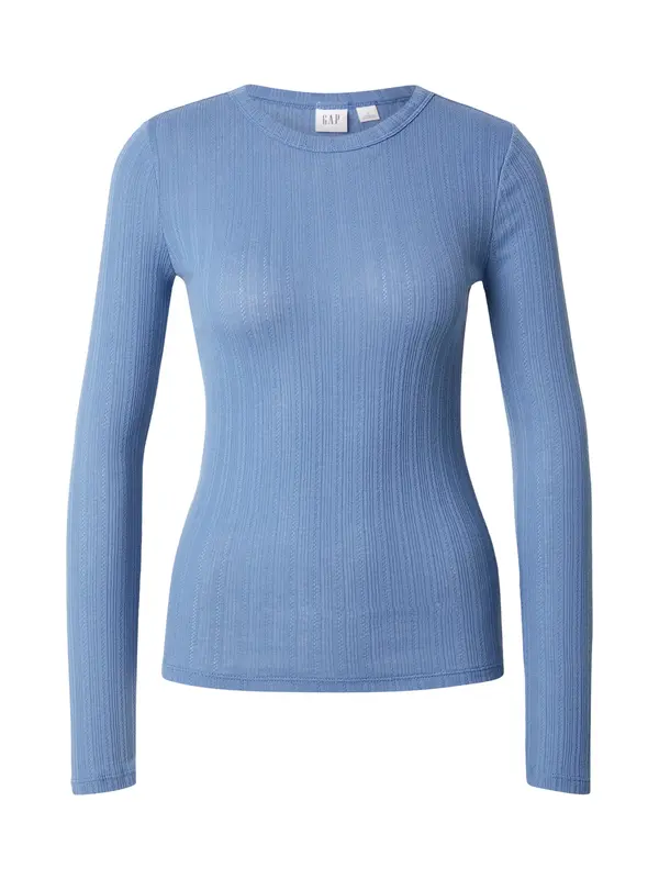 GAP GAP Majica 'ESSENTIAL POINTELLE'  golobje modra