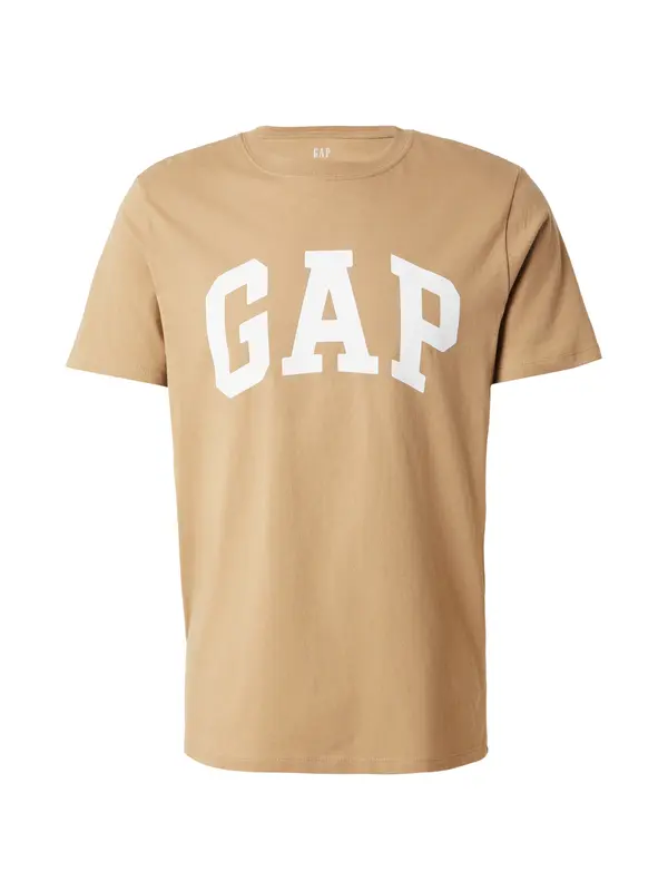 GAP GAP Majica 'EVERYDAY'  kapučino / bela