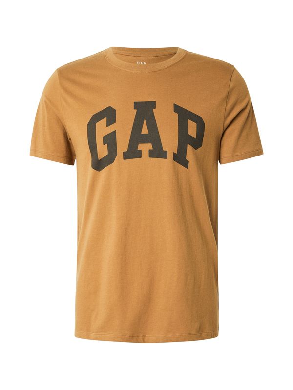 GAP GAP Majica 'EVERYDAY'  karamel / črna