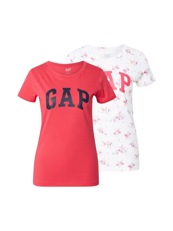 GAP GAP Majica 'FRANCHISE CLSC'  roza / malina / črna / bela