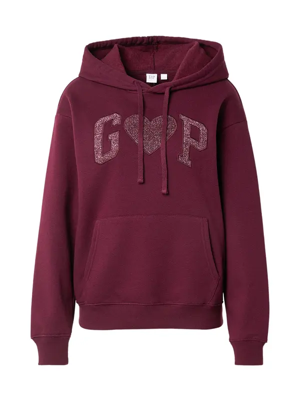 GAP GAP Majica 'HERITAGE'  bordo