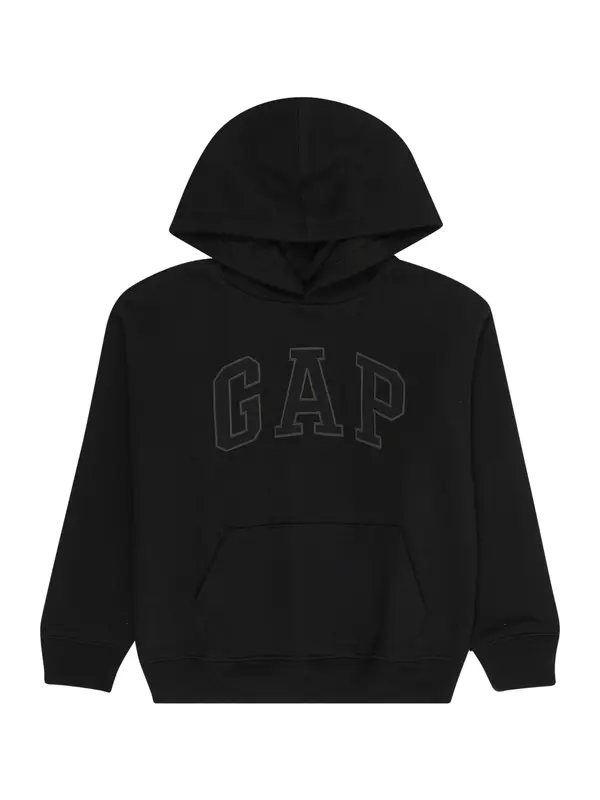 GAP GAP Majica 'HERITAGE'  grafit / črna