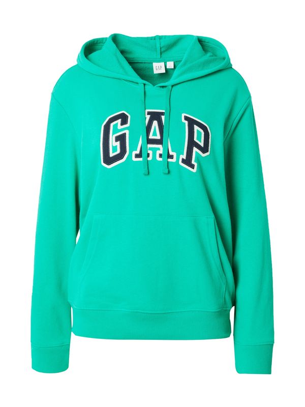 GAP GAP Majica 'HERITAGE'  marine / turkizna / bela