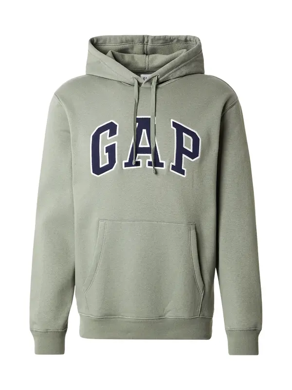 GAP GAP Majica 'HERITAGE'  mornarska / pastelno zelena / bela