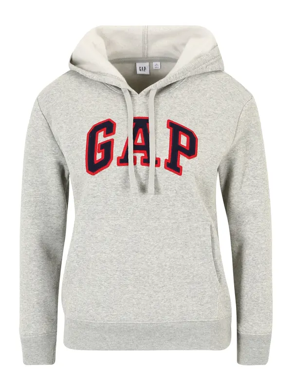 GAP GAP Majica 'HERITAGE'  mornarska / pegasto siva / rdeča