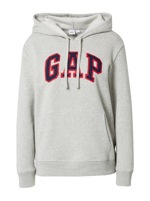 GAP GAP Majica 'HERITAGE'  mornarska / siva / rdeča