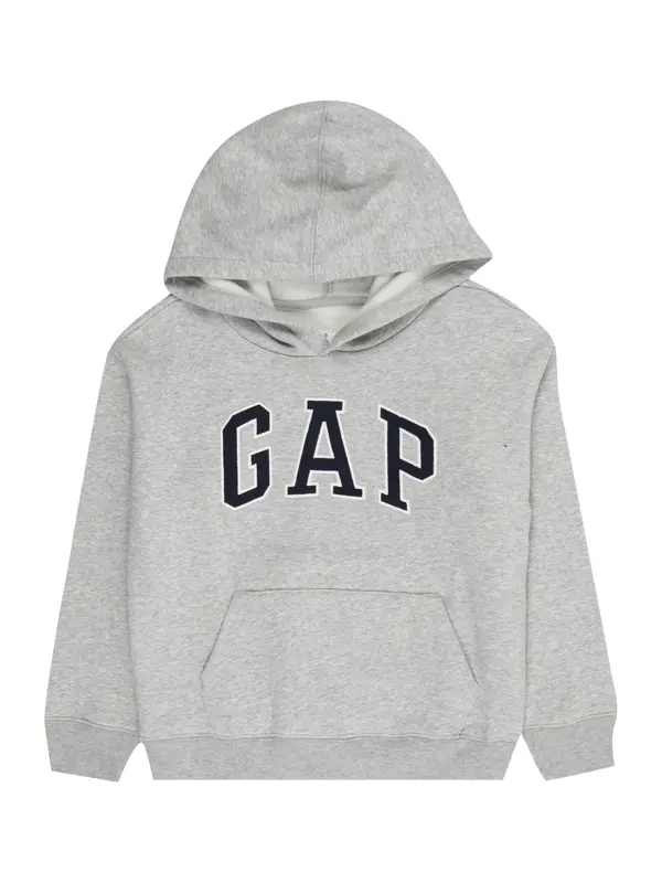 GAP GAP Majica 'HERITAGE'  mornarska / svetlo siva / bela