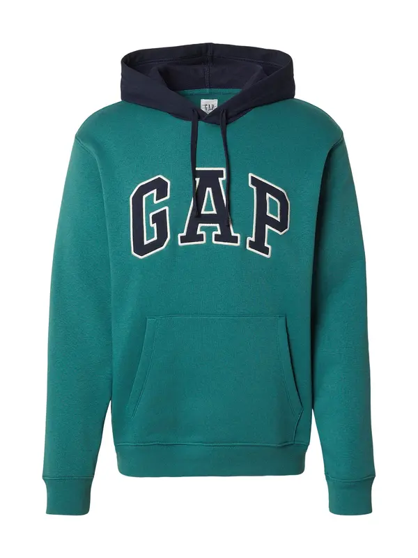 GAP GAP Majica 'HERITAGE'  mornarska / žad / bela