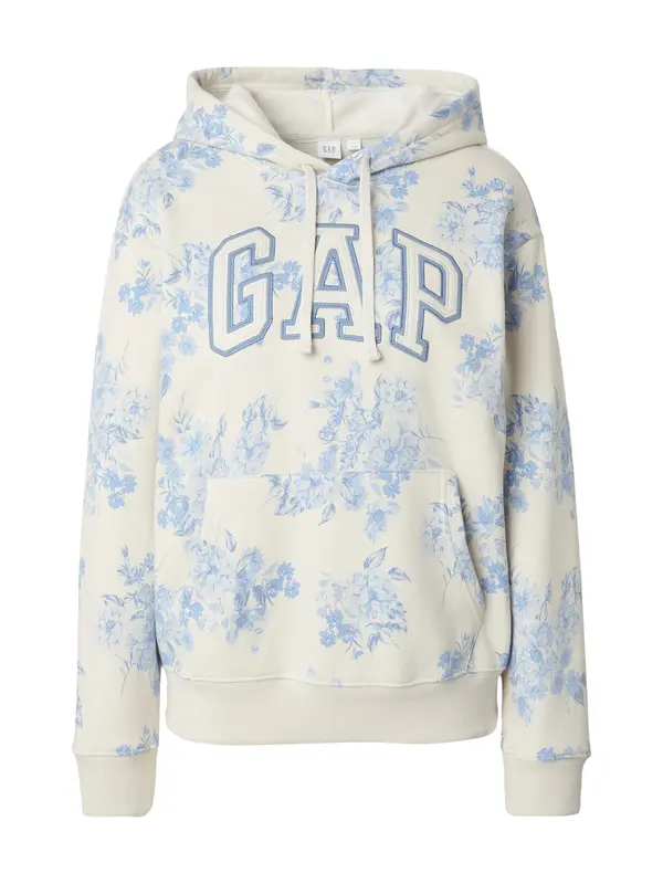 GAP GAP Majica 'HERITAGE'  opal / svetlo modra / bela