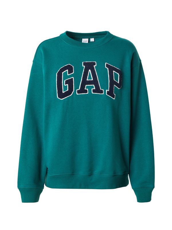 GAP GAP Majica 'HERITAGE'  temno modra / zelena / bela