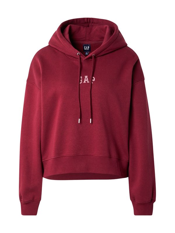 GAP GAP Majica 'INT LOGO ABBREV PO HOOD'  rdeča