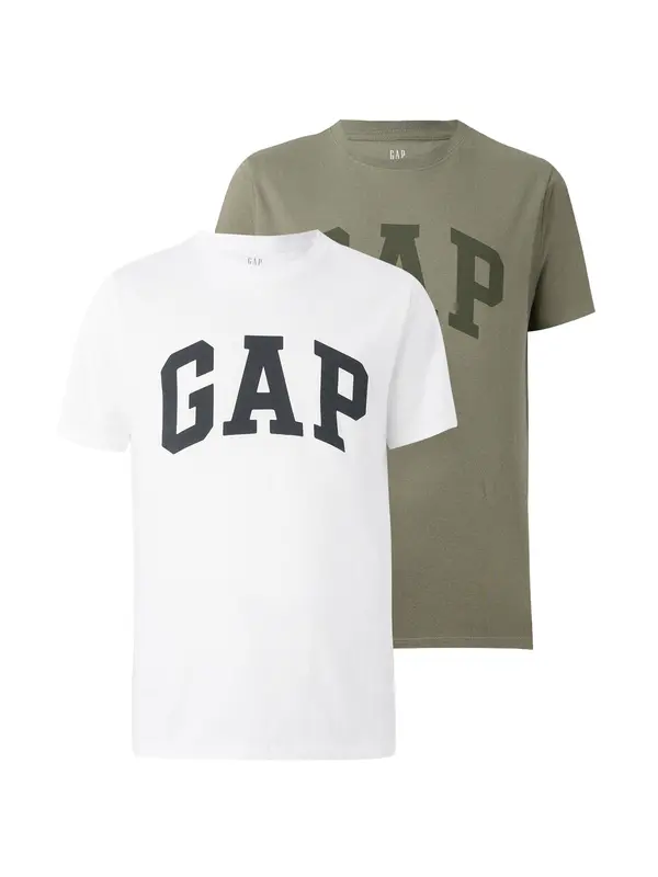 GAP GAP Majica  jelka / črna / bela