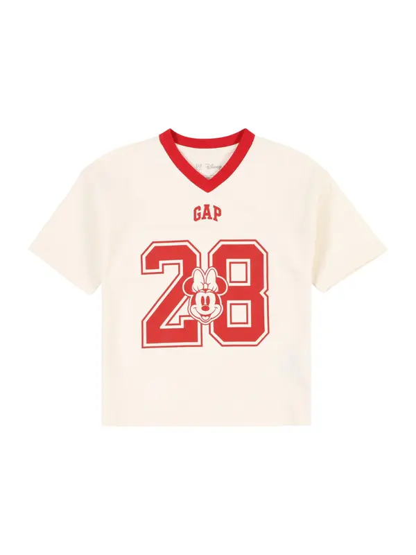 GAP GAP Majica  krvavo rdeča / bela
