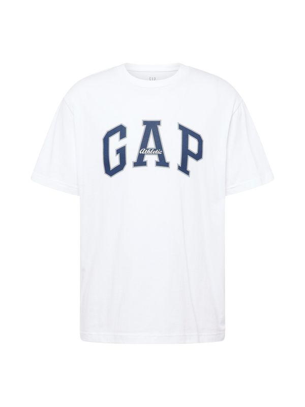 GAP GAP Majica  marine / svetlo siva / bela