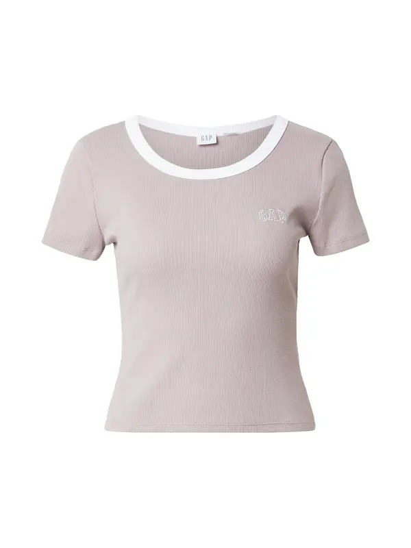 GAP GAP Majica  mauve / bela