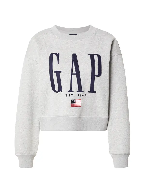 GAP GAP Majica  mornarska / pegasto siva