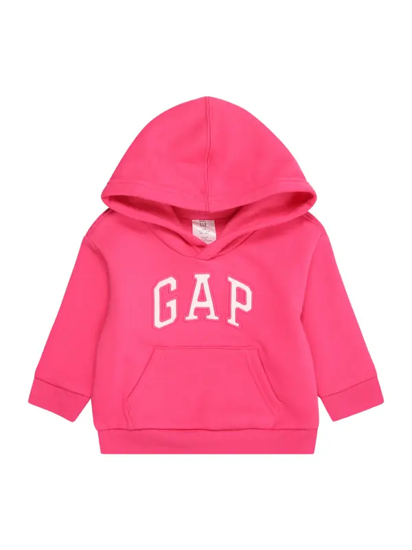 GAP GAP Majica  neonsko roza / bela
