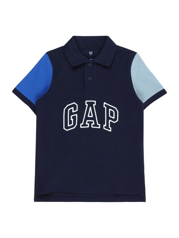 GAP GAP Majica 'NOVELTY'  modra / mornarska / svetlo modra / bela