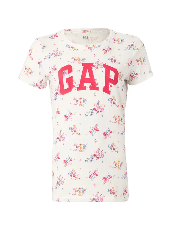 GAP GAP Majica  pastelno modra / korala / pastelno oranžna / bela
