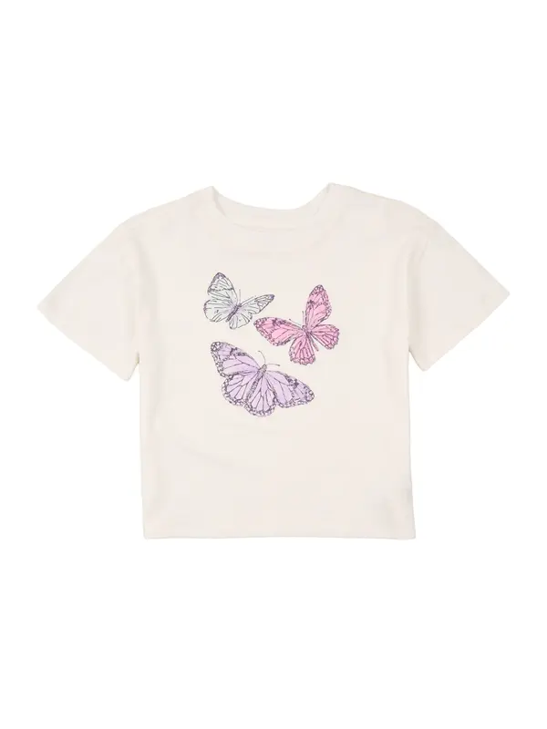 GAP GAP Majica  pastelno modra / majnica / roza / off-bela