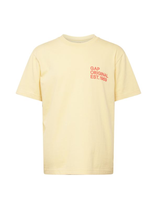 GAP GAP Majica  pastelno rumena / korala