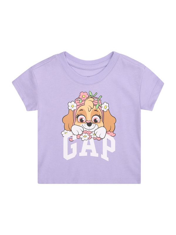 GAP GAP Majica 'PAW PATROL'  mokka / majnica / roza / bela
