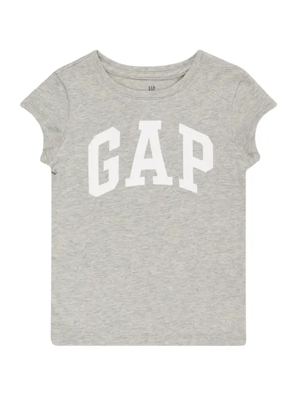 GAP GAP Majica  pegasto siva / bela