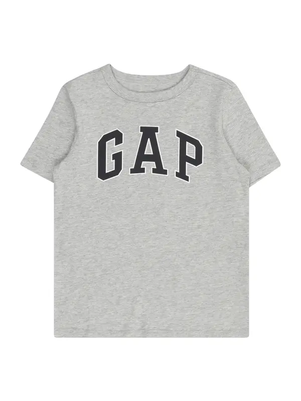 GAP GAP Majica  pegasto siva / črna / bela