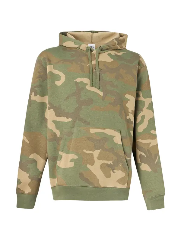 GAP GAP Majica  pikčasto rjava / zelena / kaki / oliva