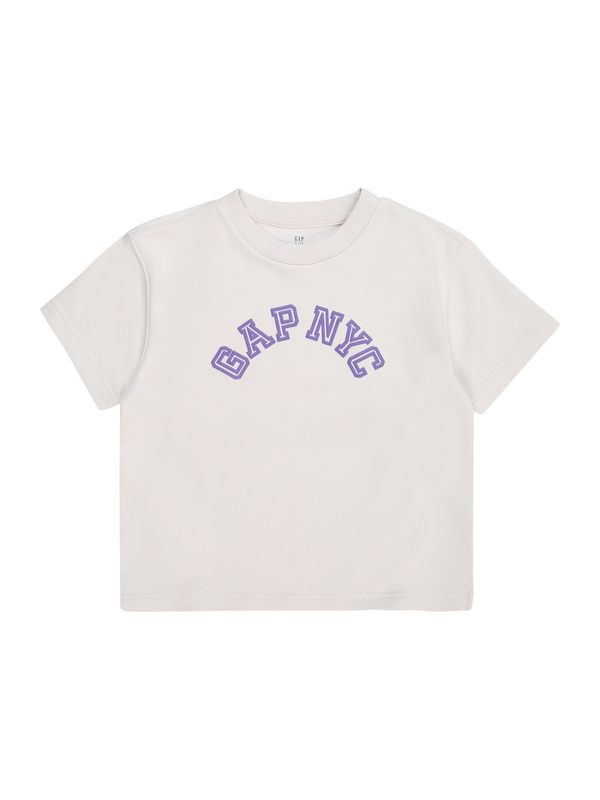 GAP GAP Majica  robida / naravno bela