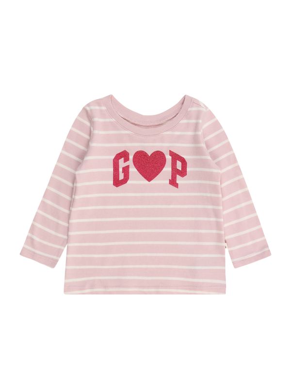 GAP GAP Majica  roza / magenta / off-bela