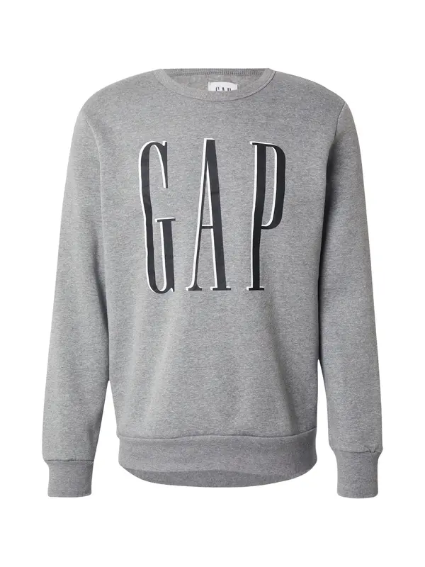 GAP GAP Majica  siva / črna / bela