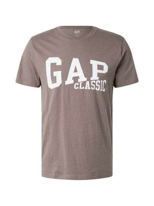 GAP GAP Majica  svetlo rjava / off-bela