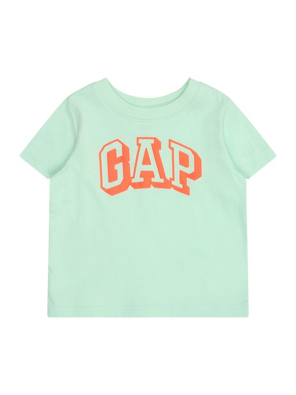 GAP GAP Majica  svetlo zelena / oranžna