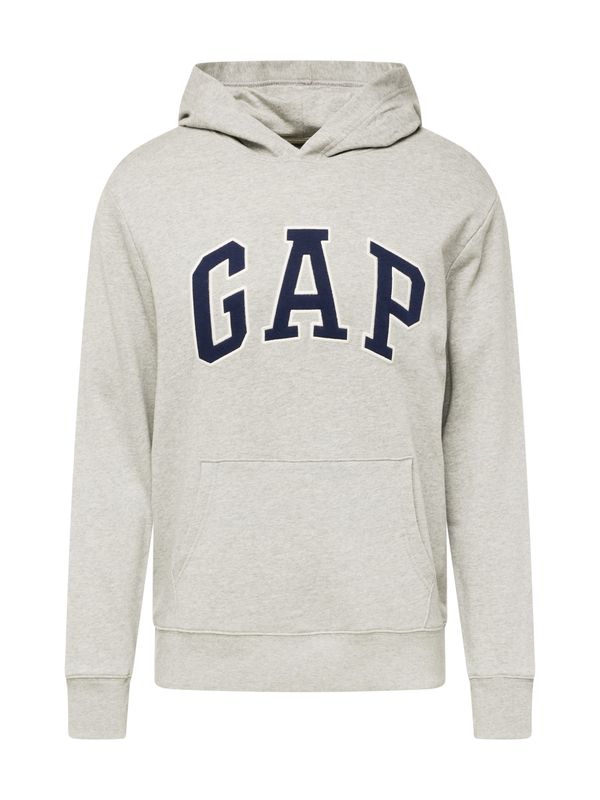 GAP GAP Majica  temno modra / pegasto siva / bela