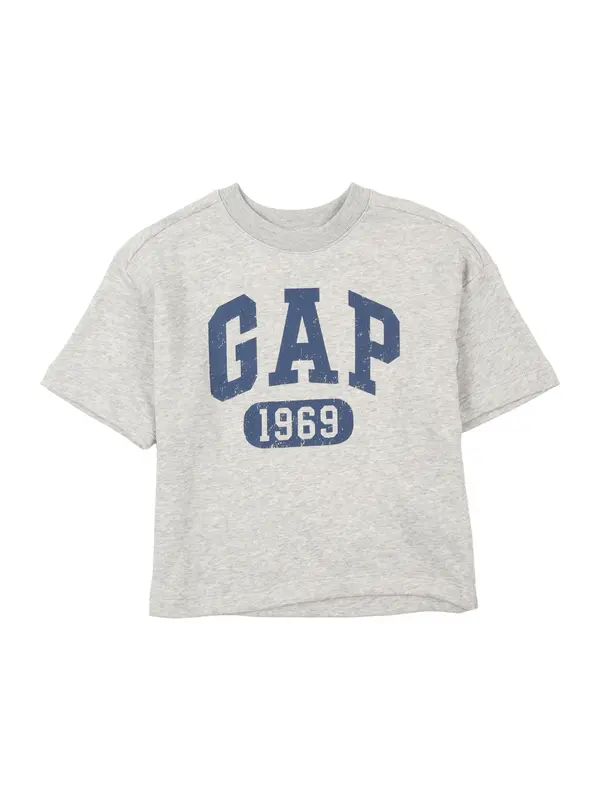 GAP GAP Majica  temno modra / svetlo siva