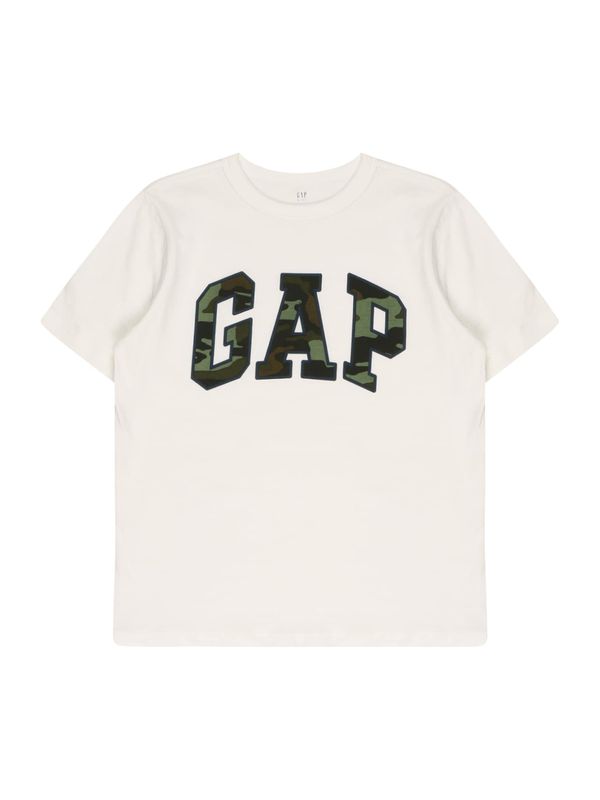 GAP GAP Majica  temno modra / zelena / oliva / off-bela