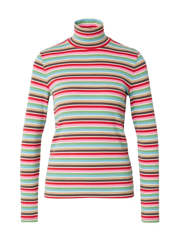 GAP GAP Majica  temno rjava / roza / rdeča / bela