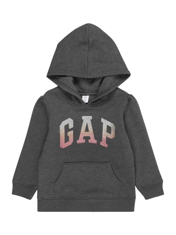 GAP GAP Majica  temno siva / roza / srebrna