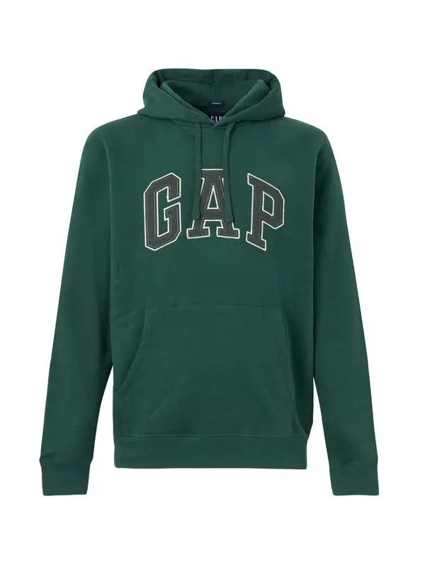GAP GAP Majica  temno zelena / bela