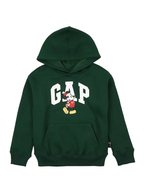 GAP GAP Majica  temno zelena / rdeča / črna / bela