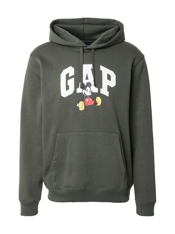 GAP GAP Majica 'V-DISNEY'  rumena / temno zelena / črna / bela