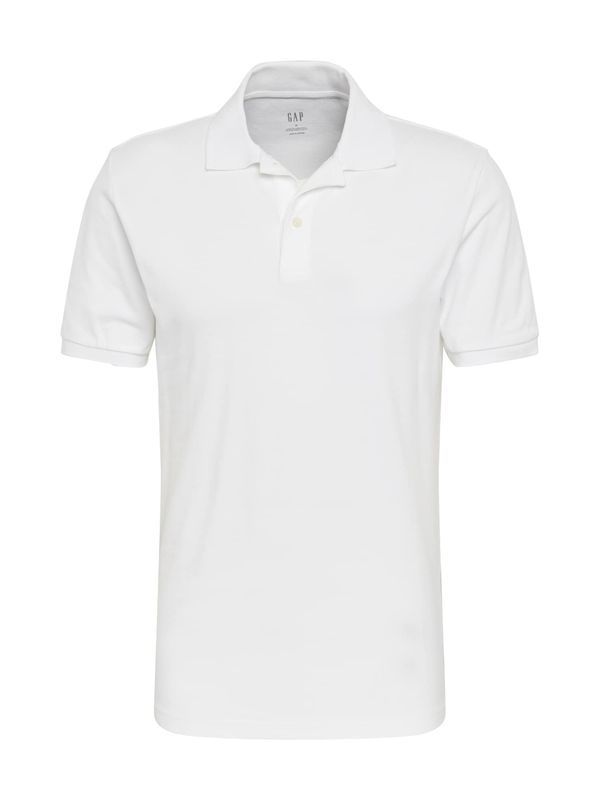 GAP GAP Majica 'V-SOLID PIQUE POLO'  bela