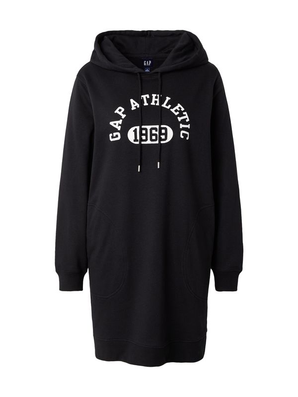 GAP GAP Obleka  črna / bela