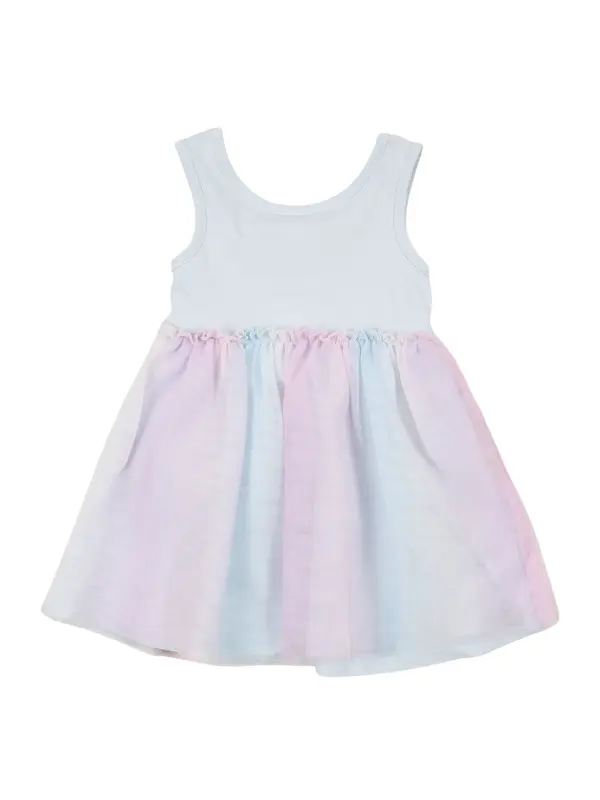 GAP GAP Obleka  pastelno modra / sliva